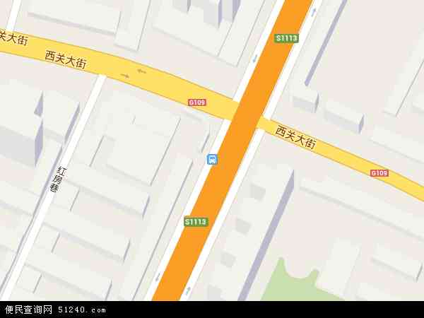 中国青海省西宁市城西区古城台地图(卫星地图)图片