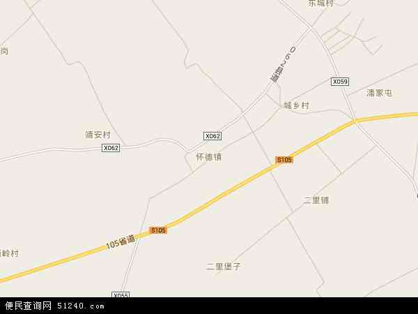 中国 吉林省 四平市 公主岭市 怀德镇  怀德镇卫星地图 本站收录有图片