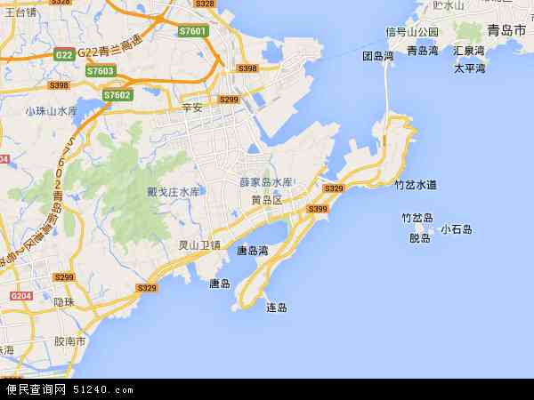 中国 山东省 青岛市 黄岛区  本站收录有:2019黄岛区卫星地图高清版图片
