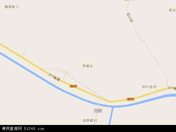 中国山西省晋中市昔阳县界都乡地图(卫星地图)图片