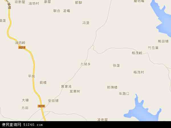 中国安徽省安庆市宿松县九姑乡地图(卫星地图)图片