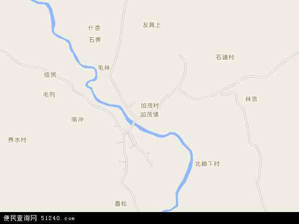 行政区划保亭黎族苗族自治县加茂镇地图(卫星地图)图片