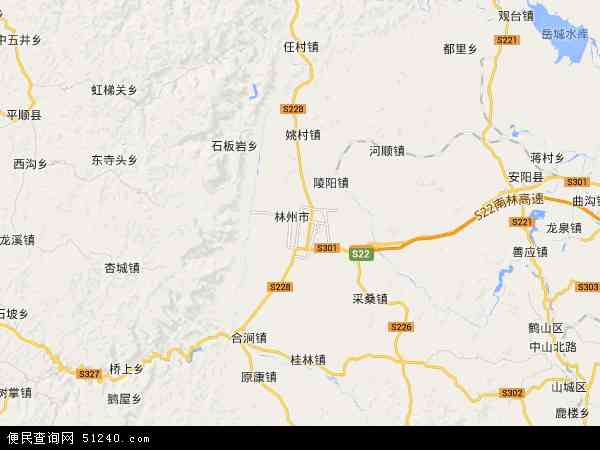 林州市卫星地图