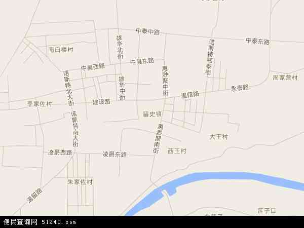 中国河北省保定市蠡县留史镇地图(卫星地图)图片