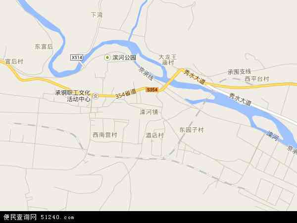 河北省市双滦区滦河镇地图(地图)