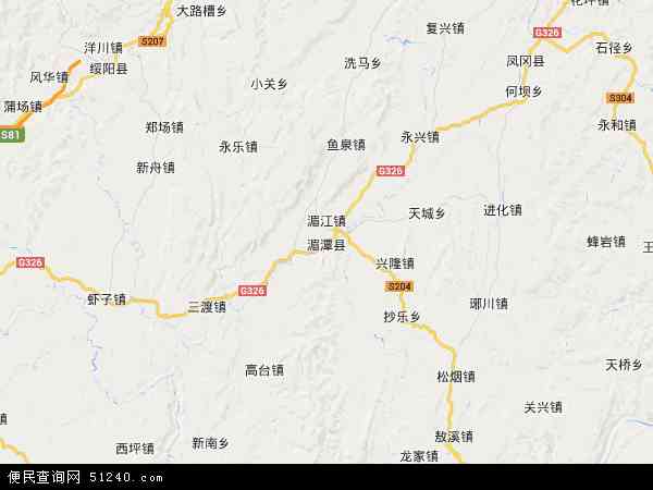 中国贵州省遵义市湄潭县地图(卫星地图)图片