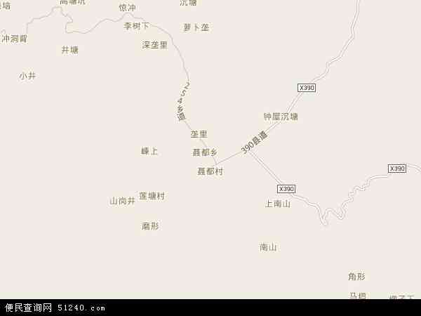 江西省赣州市崇义县聂都乡地图(地图)