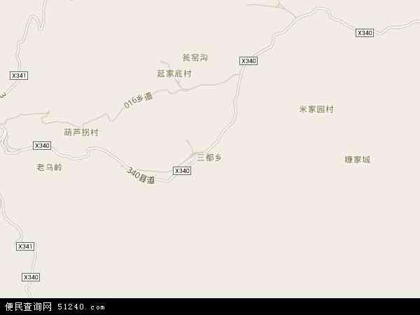 中国山西省晋中市昔阳县三都乡地图(卫星地图)图片