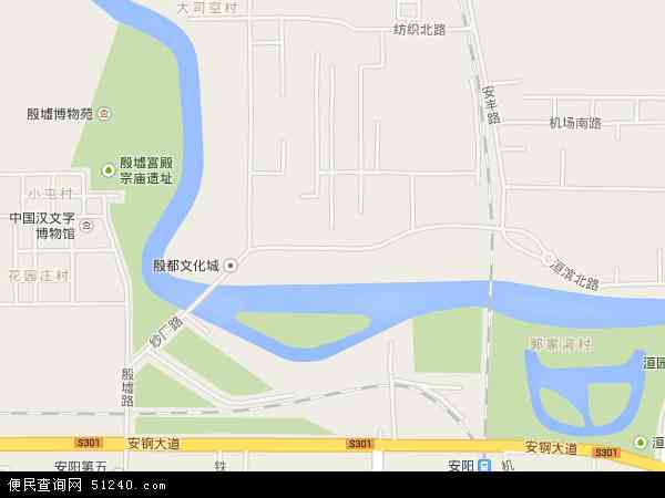 河南省安阳市殷都区纱厂路地图(地图)
