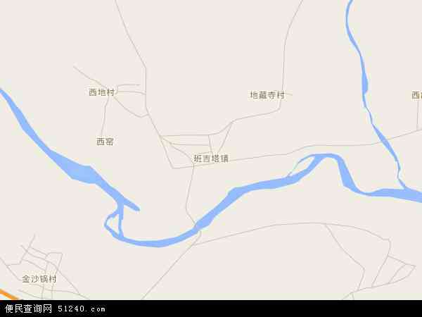 中国辽宁省锦州市凌海市班吉塔镇地图(卫星地图)图片