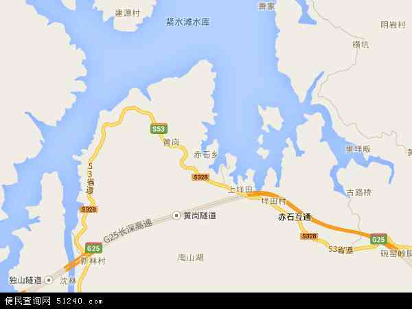 中国浙江省丽水市云和县赤石乡地图(卫星地图)图片