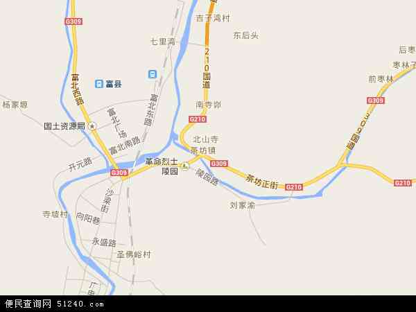 富县地图高清