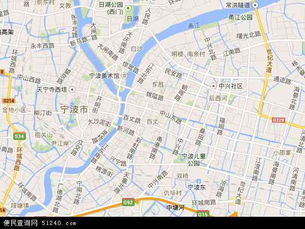  浙江省 宁波市 江东区本站收录有:2020江东区地图高清版