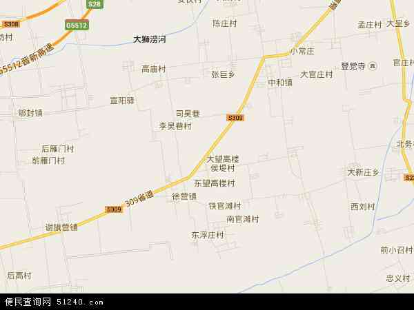 中国河南省新乡市原阳县龙源地图(卫星地图)图片
