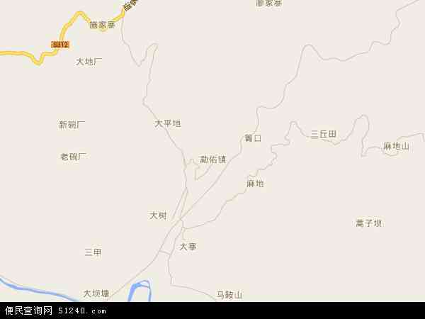 中国云南省临沧市凤庆县勐佑镇地图(卫星地图)图片