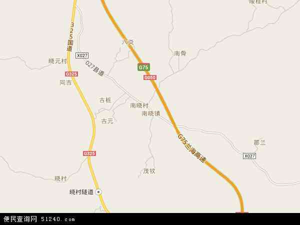 中国广西壮族自治区南宁市良庆区南晓镇地图