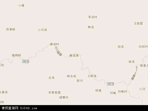 中国安徽省安庆市桐城市唐湾镇地图(卫星地图)图片