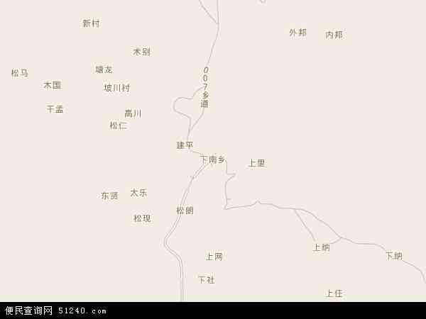 自治区河池市环江毛南族自治县下南乡地图(卫星地图)图片