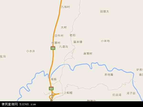 中国四川省攀枝花市盐边县新九乡地图(卫星地图)图片