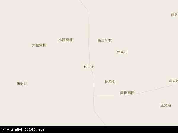 中国黑龙江省绥化市兰西县远大乡地图(卫星地图)图片