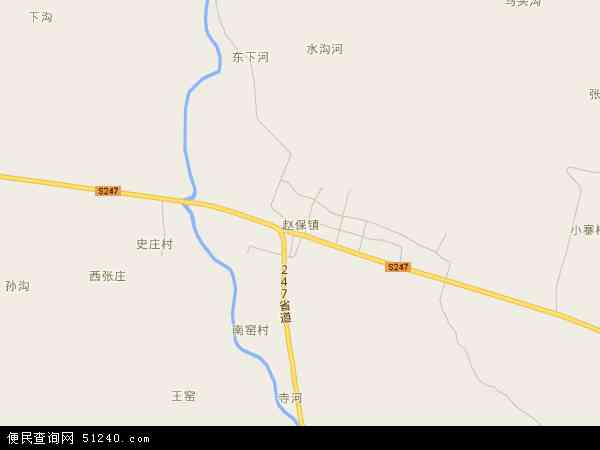 中国河南省洛阳市宜阳县赵保镇地图(卫星地图)图片