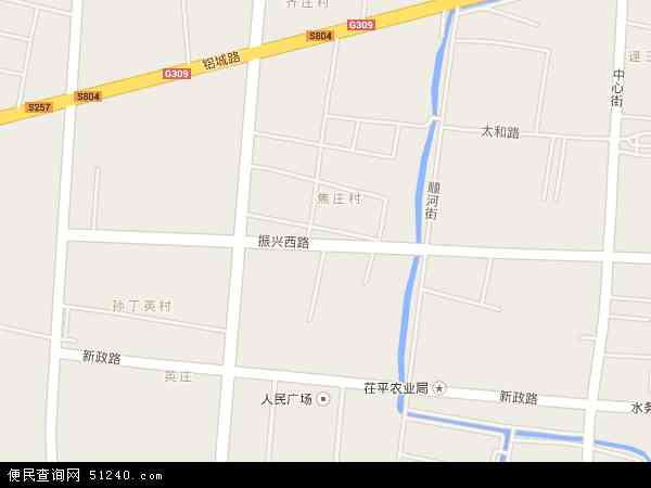 中国山东省聊城市茌平县振兴地图(卫星地图)图片