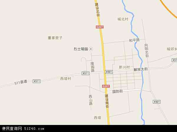 中国内蒙古自治区锡林郭勒盟太仆寺旗宝昌镇地图(卫星地图)图片
