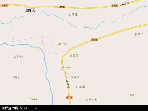 中国甘肃省陇南市西和县长道镇地图(卫星地图)图片