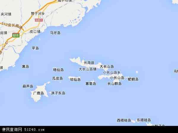 长海县电子地图图片