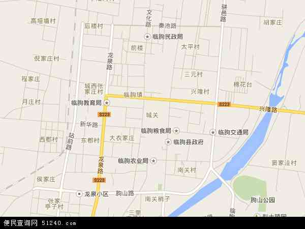 临朐县高清地图