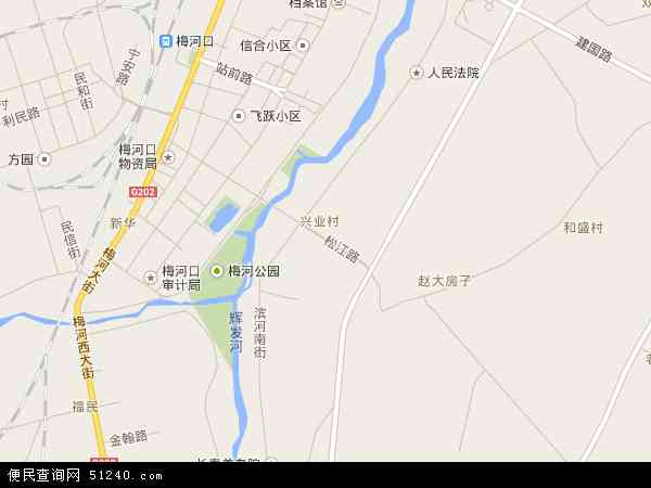 中国吉林省通化市梅河口市光明地图(卫星地图)图片