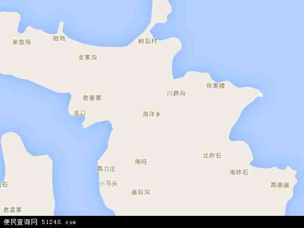 海洋乡电子地图图片