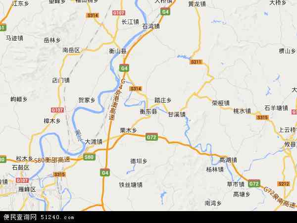 衡东县电子地图图片