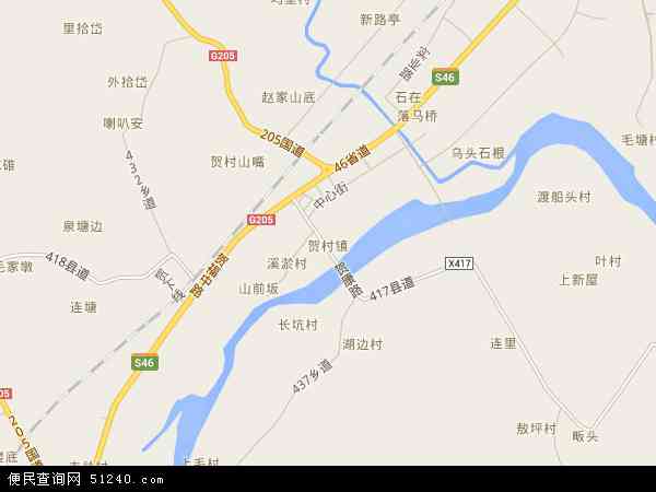 贺村镇地图 - 贺村镇卫星地图 - 贺村镇高清航拍
