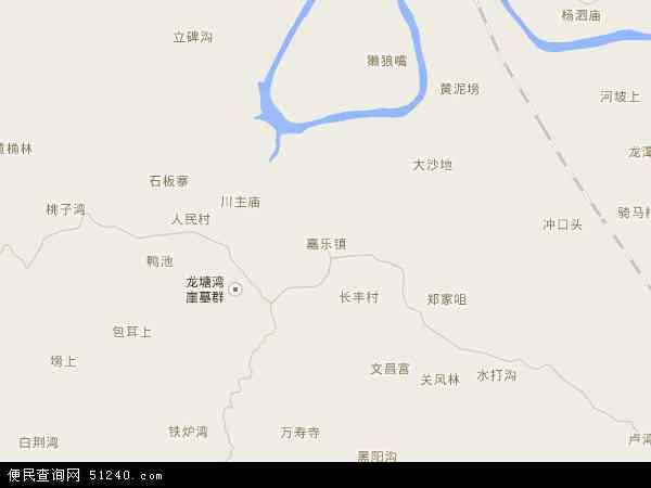 中国四川省宜宾市高县嘉乐镇地图(卫星地图)图片