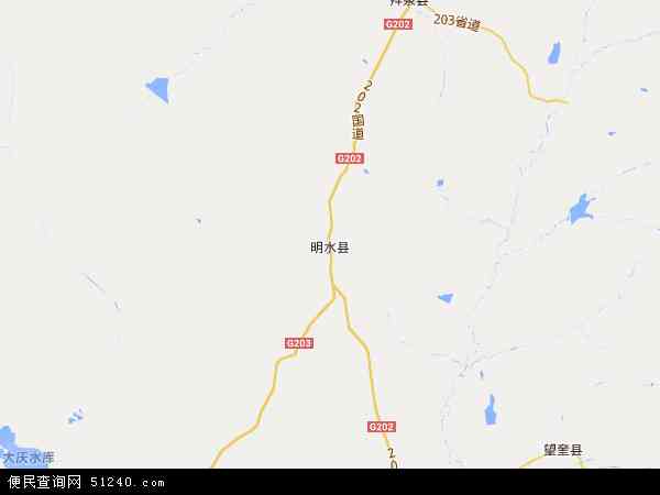明水县电子地图图片