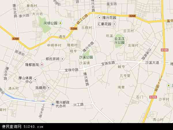 中国广东省中山市沙溪镇地图(卫星地图)图片