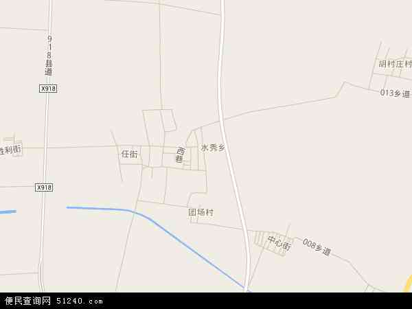 中国山西省晋中市太谷县水秀乡地图(卫星地图)图片