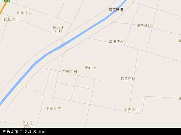 河北省沧州市吴桥县宋门乡地图(地图)