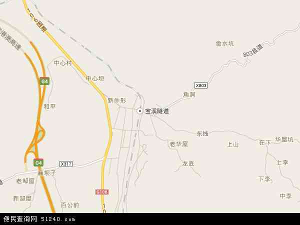 中国广东省韶关市曲江区沙溪镇地图(卫星地图)图片