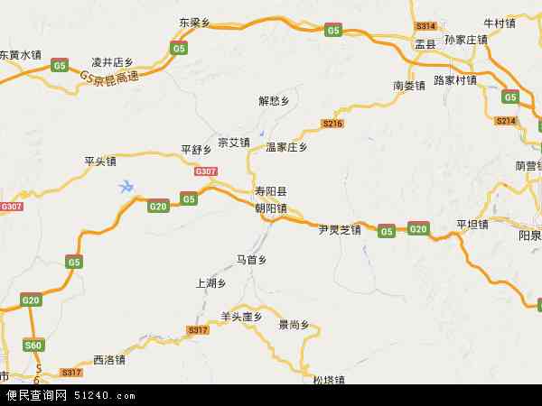 中国山西省晋中市寿阳县地图(卫星地图)图片