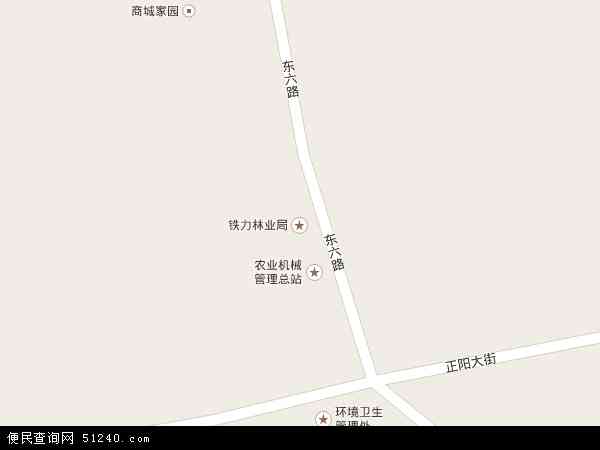 中国黑龙江省伊春市铁力市铁力林业局地图(卫星地图)图片