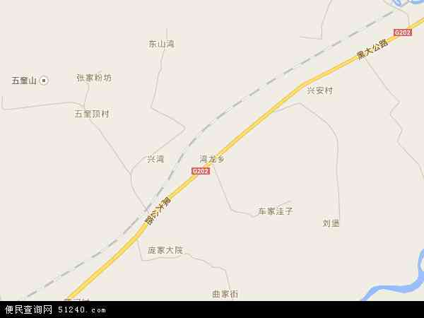 中国吉林省通化市梅河口市湾龙乡地图(卫星地图)图片