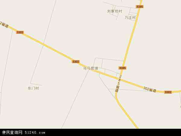 中国河北省沧州市南皮县乌马营镇地图(卫星地图)图片