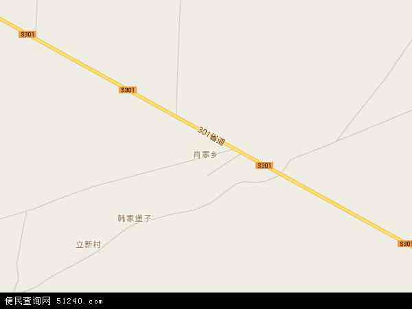 中国吉林省松原市扶余市肖家乡地图(卫星地图)图片