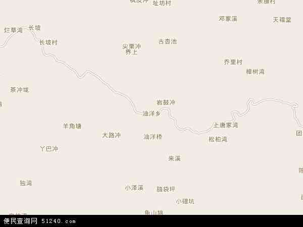 中国 湖南省 怀化市 溆浦县 油洋乡  油洋乡卫星地图 本站收录有:2018图片