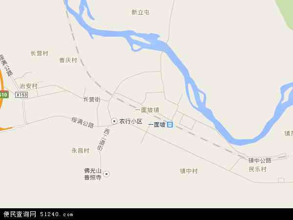 中国黑龙江省哈尔滨市尚志市一面坡镇地图(卫星地图)图片