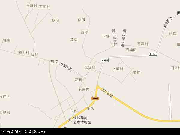 福建省泉州市惠安县张坂镇地图(地图)