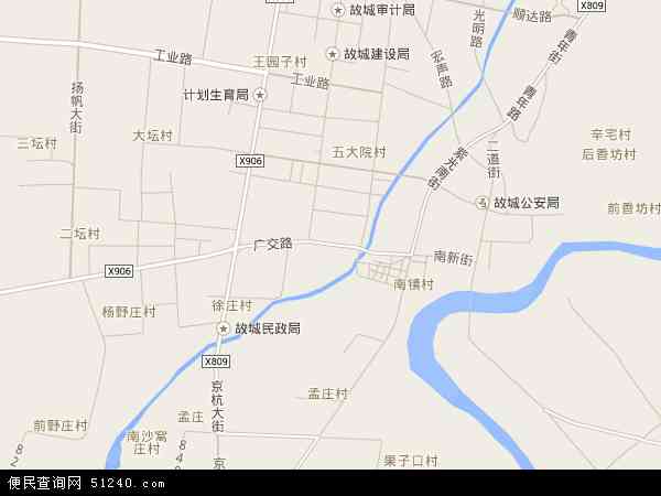 河北省衡水市故城县郑口镇地图(地图)