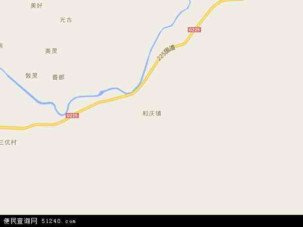 海南省省直辖县级行区划儋州市和庆镇地图(地图)